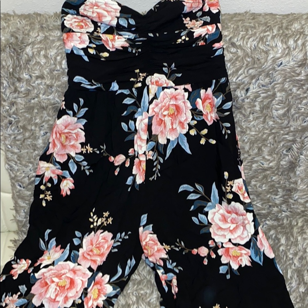 Xhilaration Floral Jumpsuit